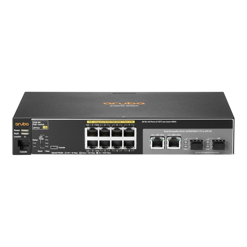 Aruba 2530-8G PoE+ Switch